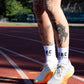 Puresport Run Club - White "Sexy Pace" Performance Socks Puresport New Zealand